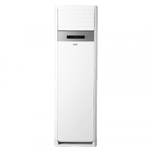 Кондиционер Ballu Колонные сплит системы Дополнительный ТЭН обогрев 3000 W • фазовый монитор 380В • мощный воздушый поток 2000 м³/ч --- R410a BFS-24HN1